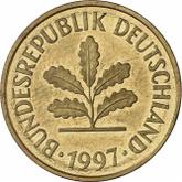 Reverse 5 Pfennig 1997 G