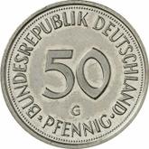Obverse 50 Pfennig 1993 G