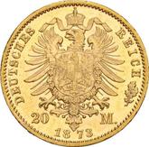 Reverse 20 Mark 1873 B Prussia
