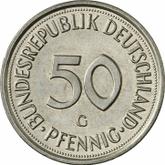 Obverse 50 Pfennig 1976 G