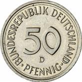 Obverse 50 Pfennig 1987 D