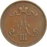 Obverse 10 Pennia 1889