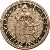 Reverse 2 Zlote 2007 MW RK 750th Anniversary of the granting municipal rights to Krakow