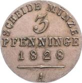 Reverse 3 Pfennig 1828 A