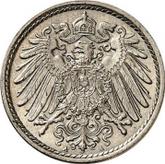 Reverse 5 Pfennig 1896 A