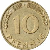 Obverse 10 Pfennig 1969 F