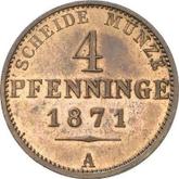 Reverse 4 Pfennig 1871 A