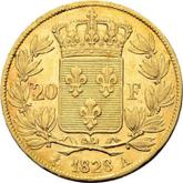 Reverse 20 Francs 1828 A