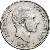 Obverse 50 Centavos 1883