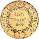 Reverse 100 Francs 1909 A