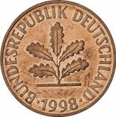Reverse 2 Pfennig 1998 A