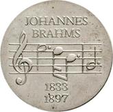 Obverse 5 Mark 1972 Johannes Brahms
