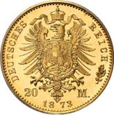 Reverse 20 Mark 1873 A Prussia