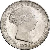 Obverse 20 Reales 1850 M CL