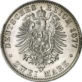 Reverse 2 Mark 1877 A Prussia