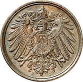 Reverse 1 Pfennig 1890 J