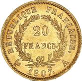 Reverse 20 Francs 1807 A