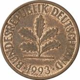 Reverse 2 Pfennig 1993 D