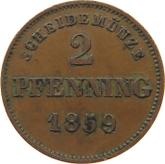 Reverse 2 Pfennig 1859