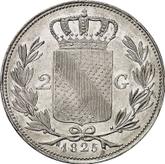 Reverse 2 Gulden 1825