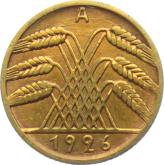 Reverse 10 Reichspfennig 1926 A