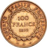 Reverse 100 Francs 1899 A
