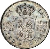 Reverse 20 Centavos 1866