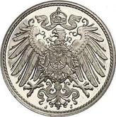 Reverse 10 Pfennig 1909 J