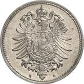 Reverse 10 Pfennig 1874 G