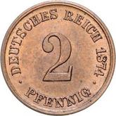 Obverse 2 Pfennig 1874 E