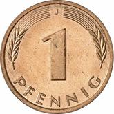 Obverse 1 Pfennig 1983 J