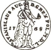 Obverse Ducat 1768 FS King figure