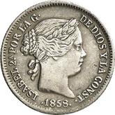 Obverse 1 Real 1858