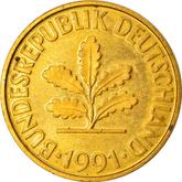 Reverse 10 Pfennig 1991 A