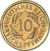 Obverse 10 Reichspfennig 1936 E