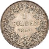 Reverse Gulden 1861