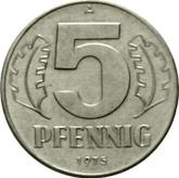 Obverse 5 Pfennig 1975 A