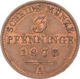 Reverse 3 Pfennig 1873 A
