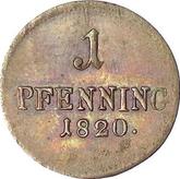 Reverse 1 Pfennig 1820
