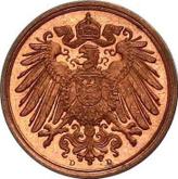 Reverse 1 Pfennig 1910 D