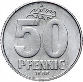Obverse 50 Pfennig 1988 A