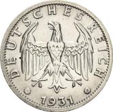 Obverse 3 Reichsmark 1931 D