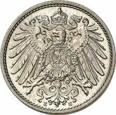 Reverse 10 Pfennig 1905 E