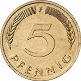 Obverse 5 Pfennig 1979 F