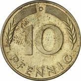 Obverse 10 Pfennig 1989 D