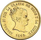 Obverse 80 Reales 1842 M CL