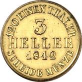 Reverse 3 Heller 1842 Pattern