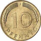 Obverse 10 Pfennig 1977 F