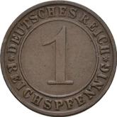 Obverse 1 Reichspfennig 1930 F