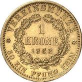 Reverse Krone 1868 B